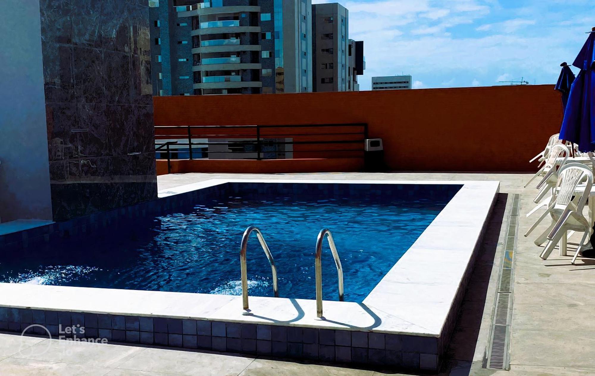 Apartamento Blue Mar 50 M Da Jatiuca Com Piscina